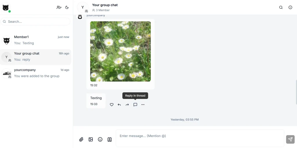 Tập trung vào chủ đề (Contextual Discussion): Tạo ra không gian riêng cho từng vấn đề cụ thể, giúp thành viên thảo luận sâu mà không gây nhiễu nhóm chat chính.