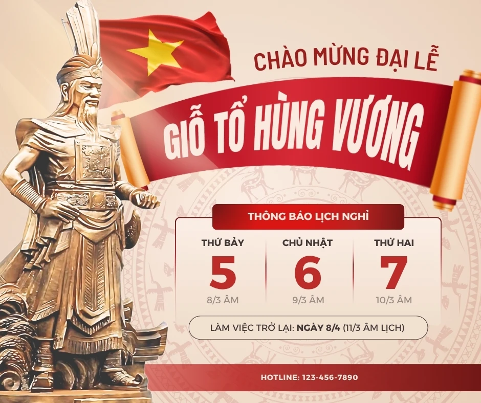 Cập nhật Templates thông báo nghỉ lễ 30/4 – 1/5 và Giỗ tổ Hùng Vương