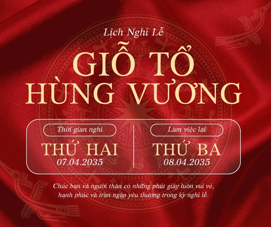 Cập nhật Templates thông báo nghỉ lễ 30/4 – 1/5 và Giỗ tổ Hùng Vương
