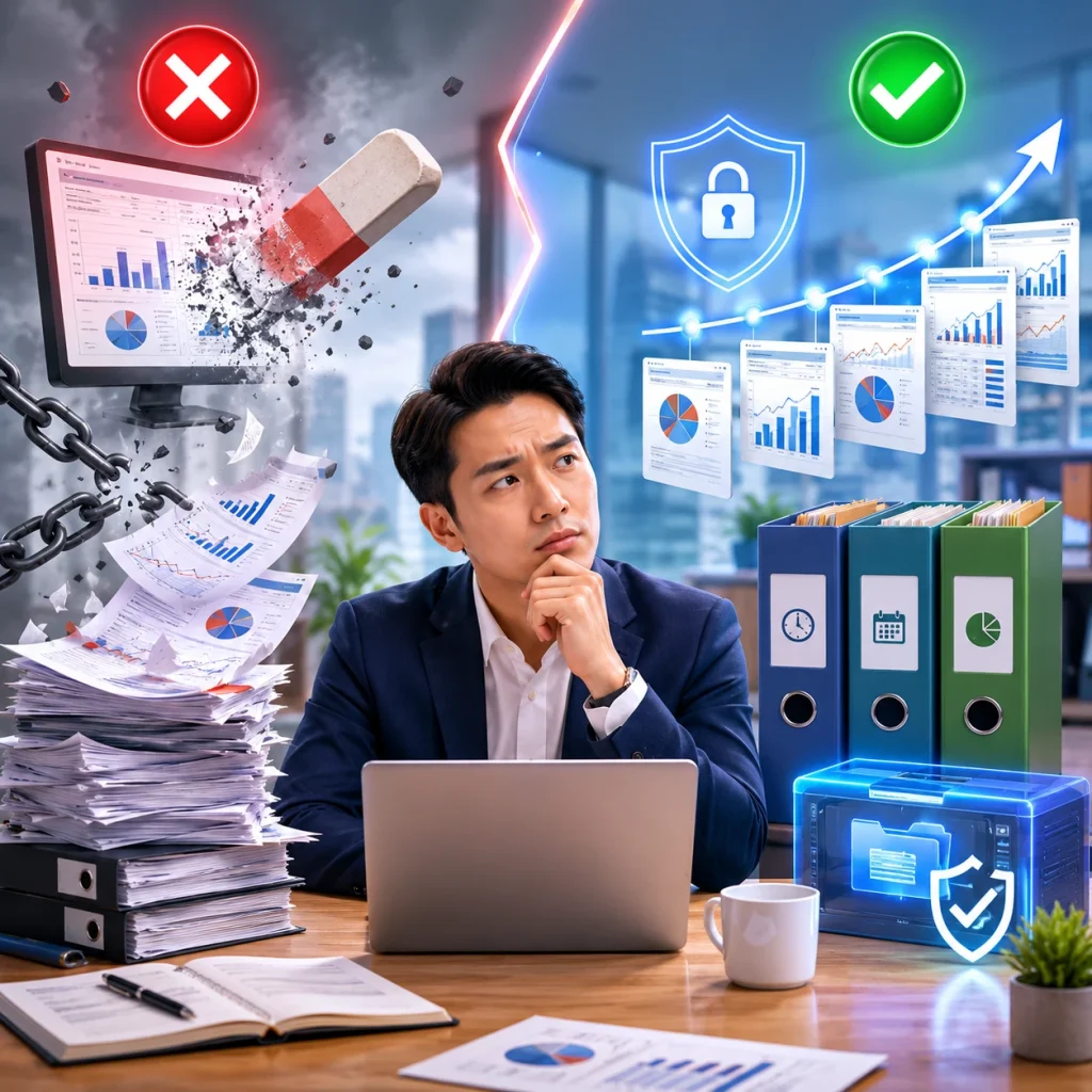 Cân nhắc giữa việc ghi đè dữ liệu làm mất giá trị báo cáo lịch sử và việc bảo toàn dữ liệu để đảm bảo tính chính xác trong phân tích doanh nghiệp. Cân nhắc giữa việc ghi đè dữ liệu làm mất giá trị báo cáo lịch sử và việc bảo toàn dữ liệu để đảm bảo tính chính xác trong phân tích doanh nghiệp.