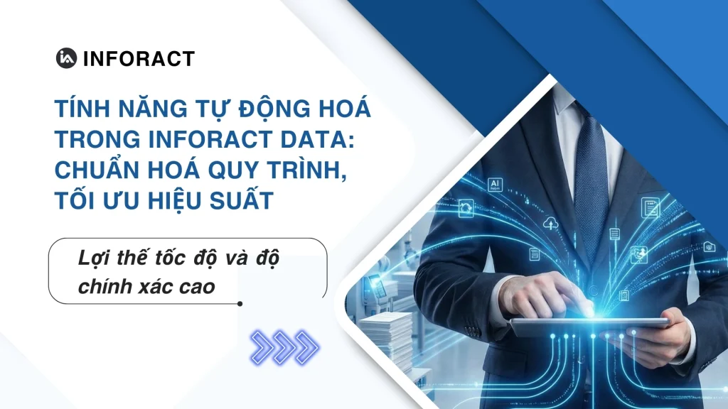 Tính Năng Tự Động Hoá Trong Inforact Data: Chuẩn Hoá Quy Trình, Tối Ưu Hiệu Suất