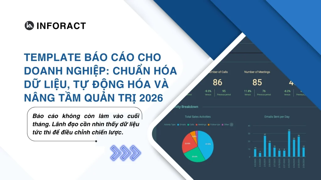 Template báo cáo cho doanh nghiệp: Chuẩn hóa dữ liệu, tự động hóa và nâng tầm quản trị 2026