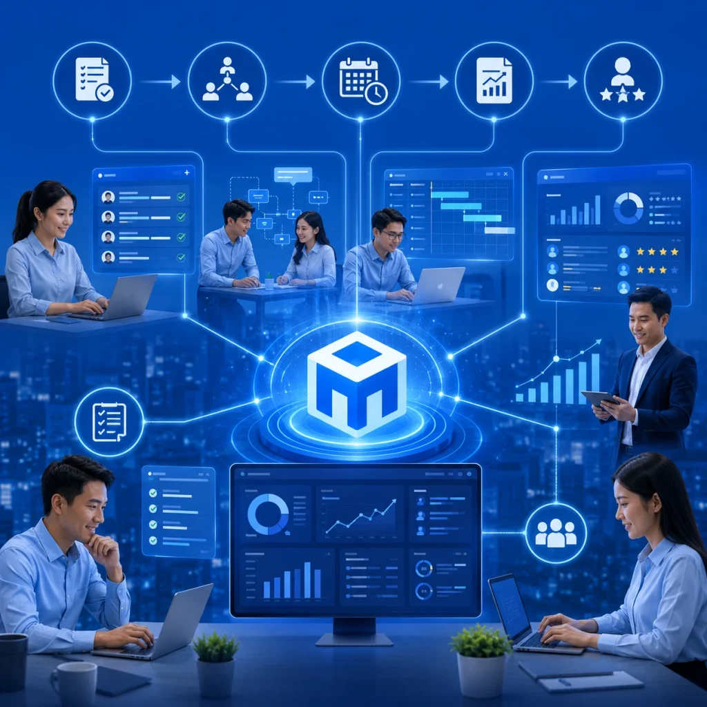 Một nền tảng quản trị tập trung giúp doanh nghiệp chuẩn hóa quy trình, kết nối dữ liệu và theo dõi hiệu suất theo thời gian thực giúp khắc phục tình trạng nhân sự thiếu chủ động trong công việc. Một nền tảng quản trị tập trung giúp doanh nghiệp chuẩn hóa quy trình, kết nối dữ liệu và theo dõi hiệu suất theo thời gian thực giúp khắc phục tình trạng nhân sự thiếu chủ động trong công việc.