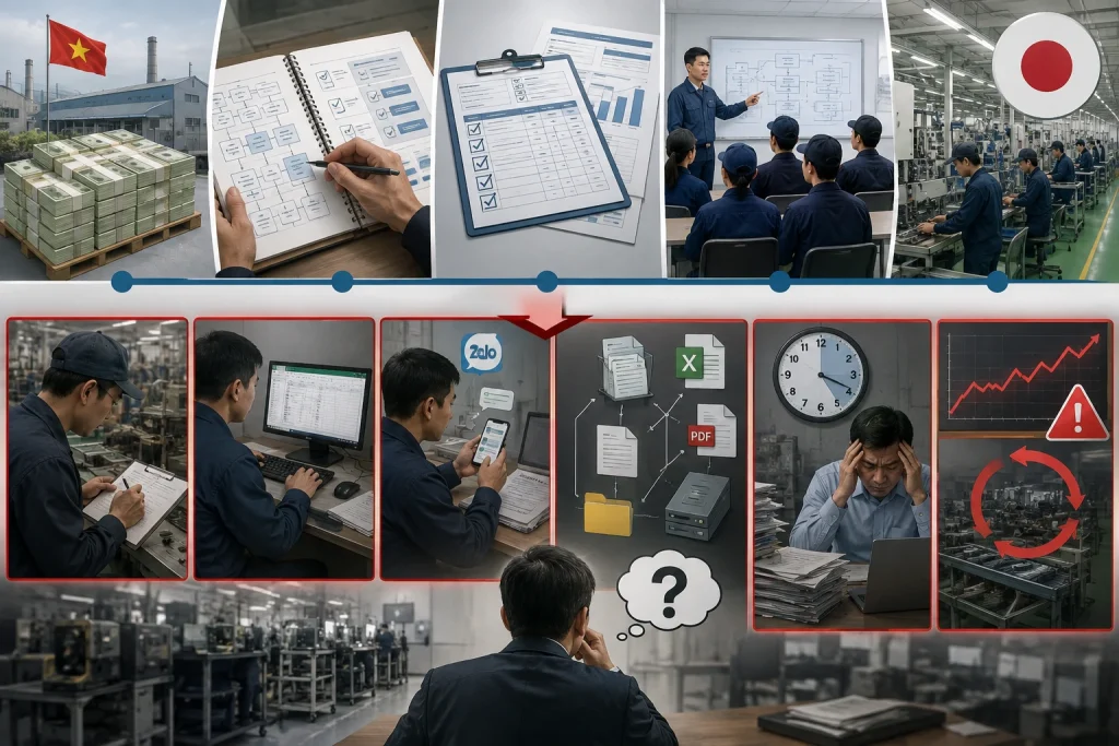 Chuẩn hóa quy trình doanh nghiệp cần kết hợp tinh thần quản trị Nhật với thực tế vận hành tại Việt Nam để đạt hiệu quả bền vững.