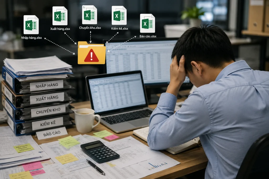 Sai không nhất thiết xảy ra ở bước kiểm kê. Sai có thể xảy ra ngay từ lúc dữ liệu được nhập vào hệ thống.
